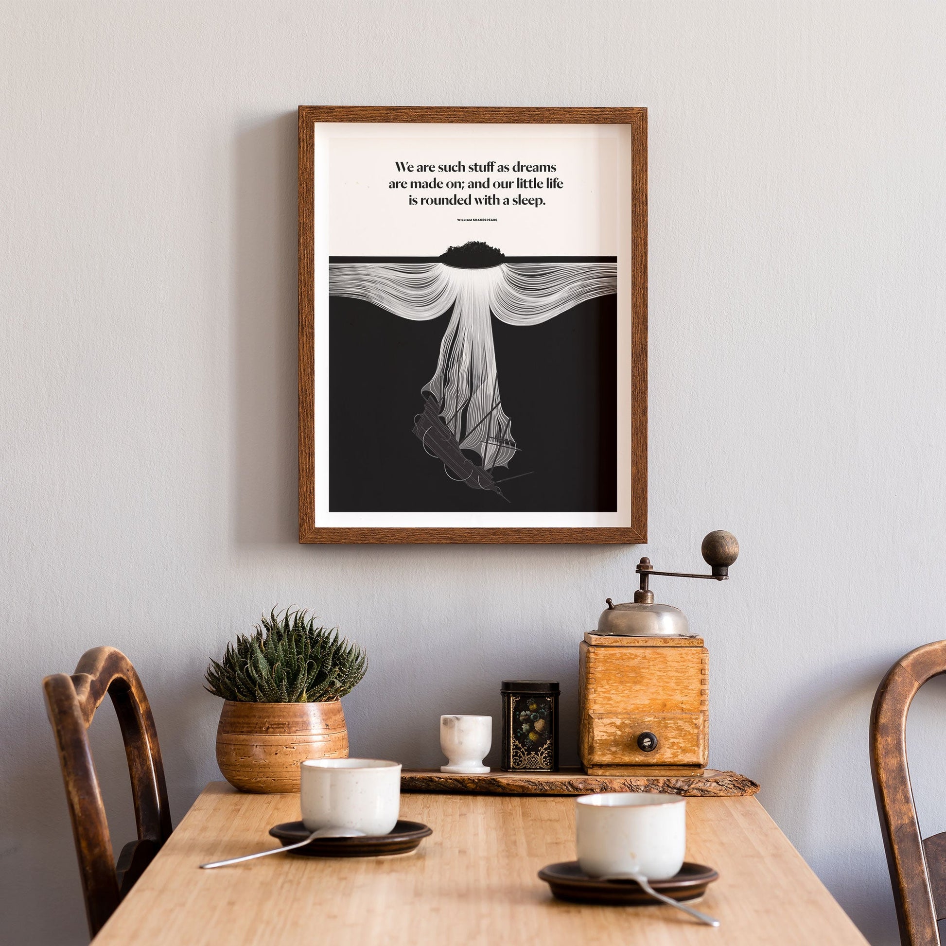 William Shakespeare famous quote poster2