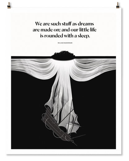 William Shakespeare famous quote poster4