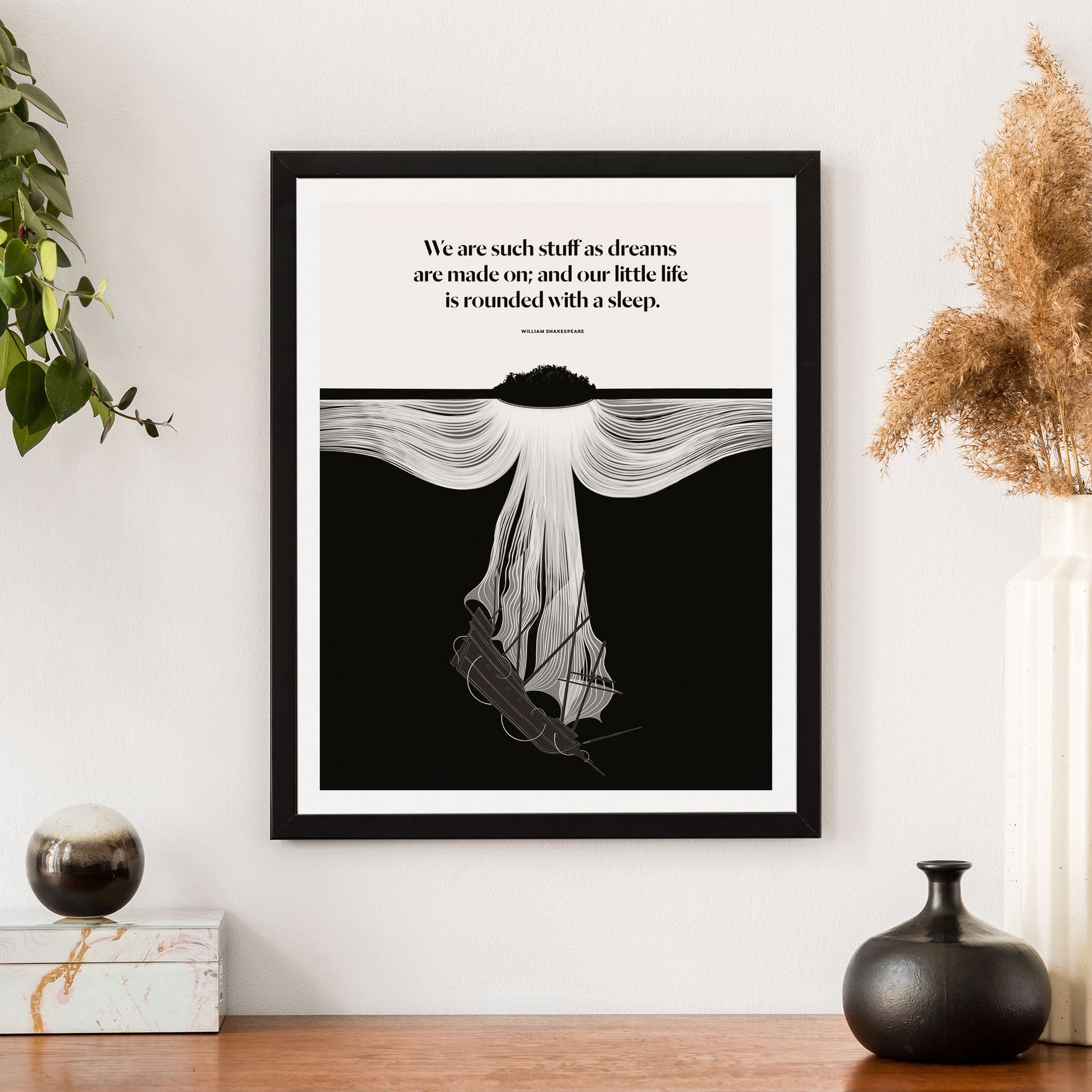 William Shakespeare famous quote poster3