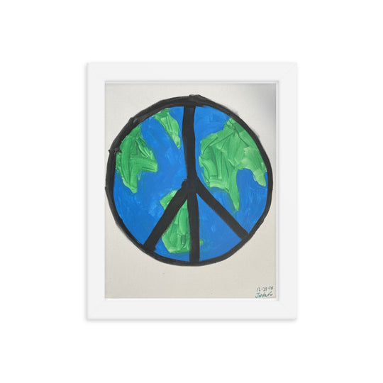Jordans Worldpeace painting print